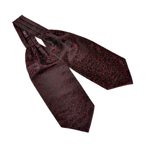 Men's Black / Red Self Tie...