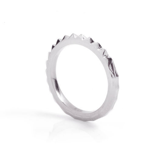 Women's Crocodile Ring Silver...