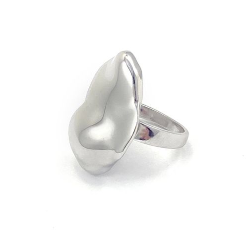 Women's Molten Ring - Silver...