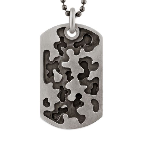 Men's Camouflage Dog Tag In...