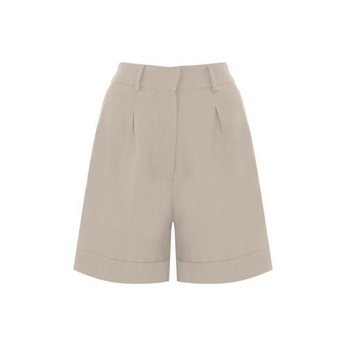 Neutrals Beige Isla Shorts...