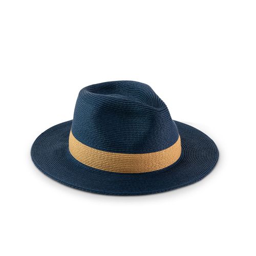 Men's Blue Summer Straw Hat...