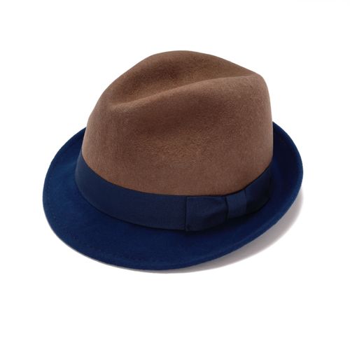 Blue Classic Felt Fedora Hat...