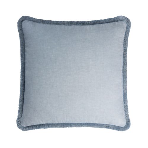 Happy Linen Pillow Light Blue...