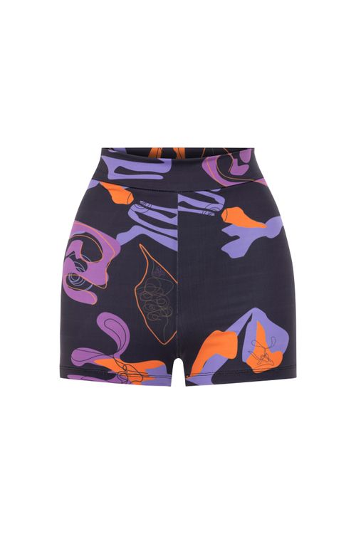 Tainted Flower Jersey Shorts...