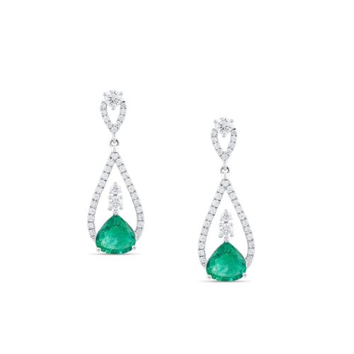 Women's Emerald And Diamond...