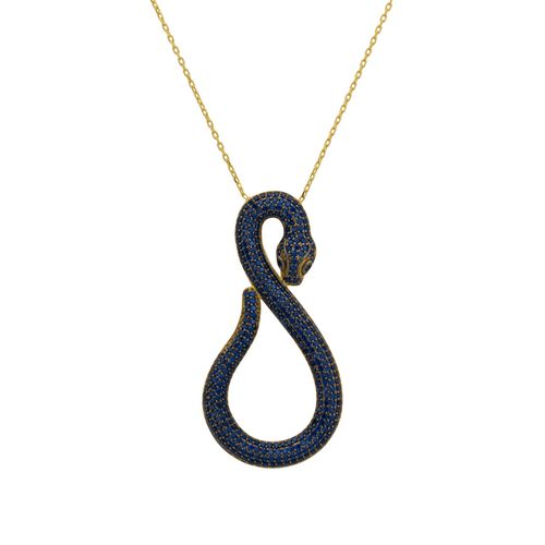 Women's Blue / Gold Asp Snake...