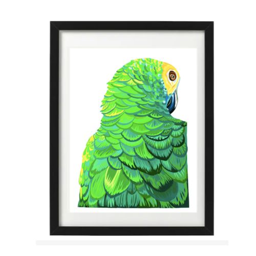 Green Sultry Parrot Original...