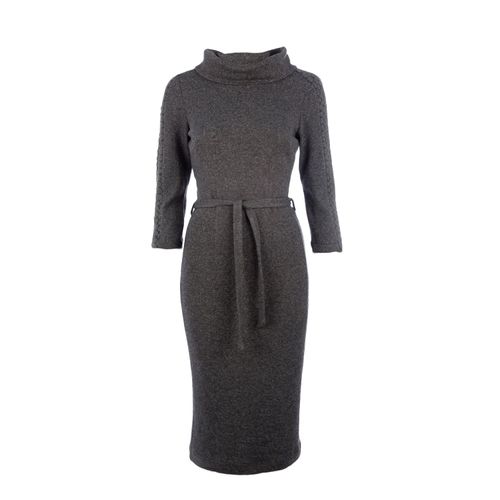 Women's Grey Knit Fitted...