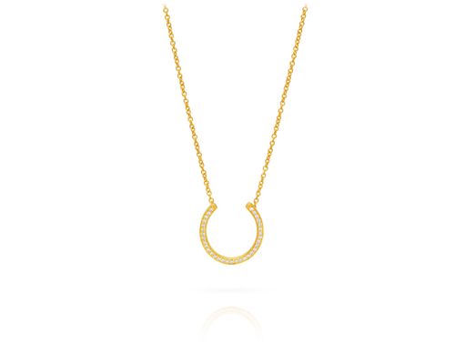 Women's Horseshoe Necklace In...