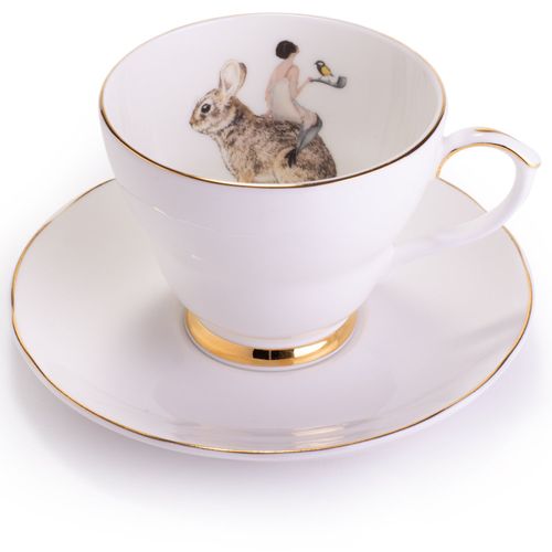 White Angel Teacup & Saucer...