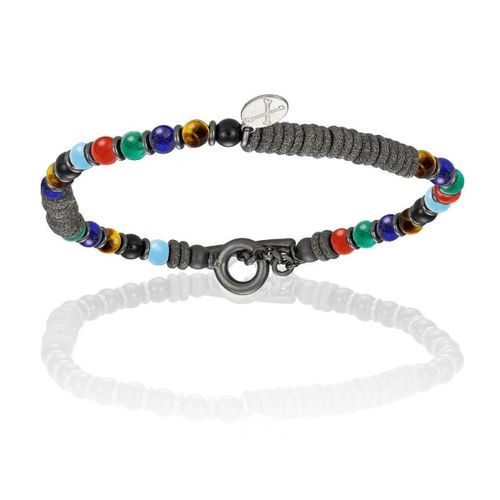 Men's Multi Stone Beaded...