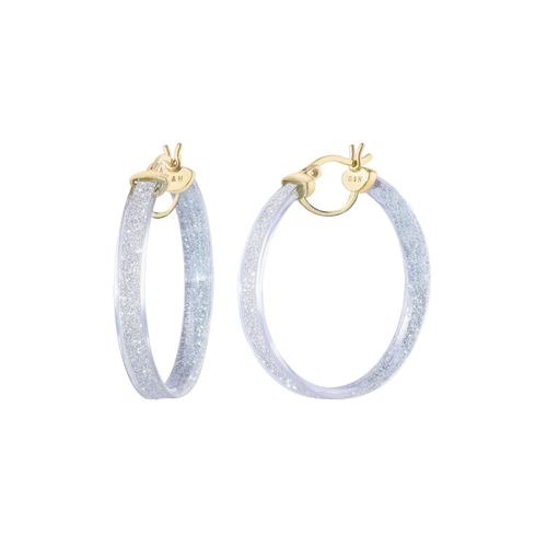 Women's Glitter Hoop Earrings...