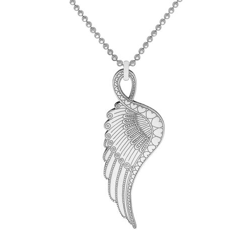 Women's Large Silver Wing...