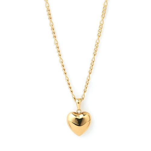 Women's Gold Rose Heart...