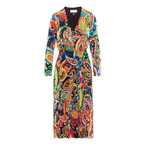 Women's Printed Pleated Dress...