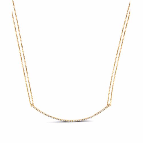 Women's Bar Diamond Necklace...