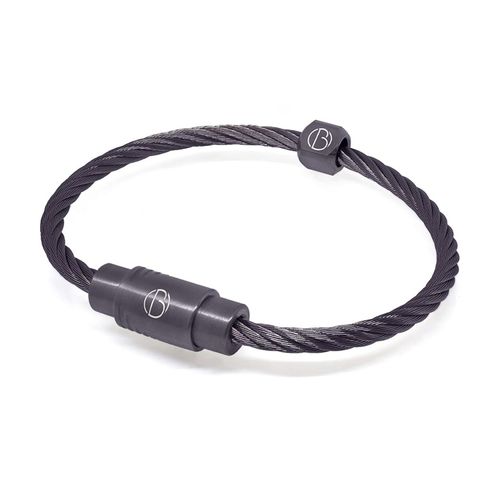 Men's Black Cable Anthracite...