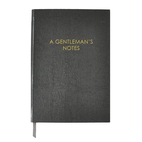 Grey A Gentleman's Notes A5...