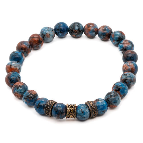 Brown / Gold / Blue Sodalite...