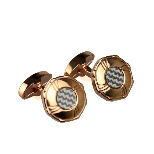 Men's Octagon Metal Cufflinks...