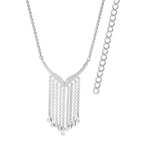 Women's Silver Waterfall V...