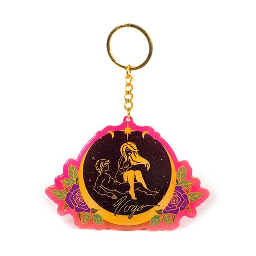 Virgo Zodiac Sign Keychain...