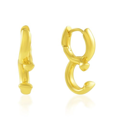 Women's Looped Earring Gold...