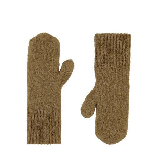 Women's Brown Knitted Mittens...