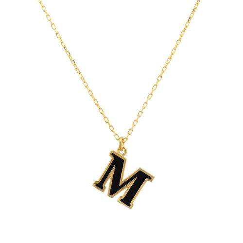 Women's Gold / Black Initial...