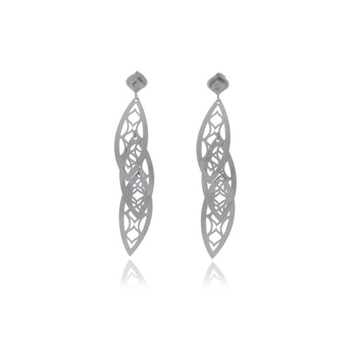 Women's Silver Three Leaf...