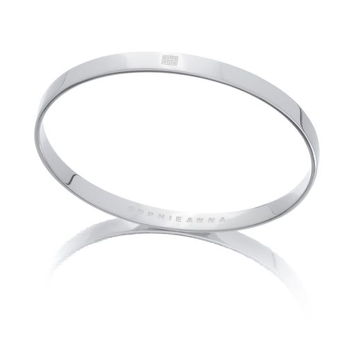 Women's Minimal Bangle 5Mm...