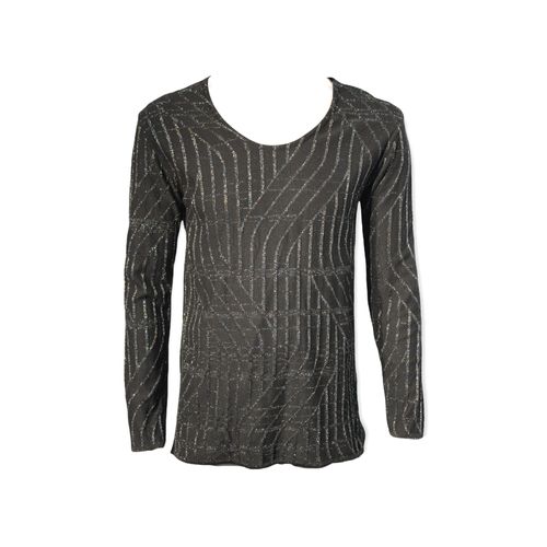 Men's Black Bold Knit Top...