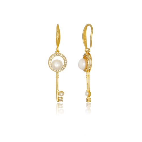 Women's Gold Timeless Pearl...