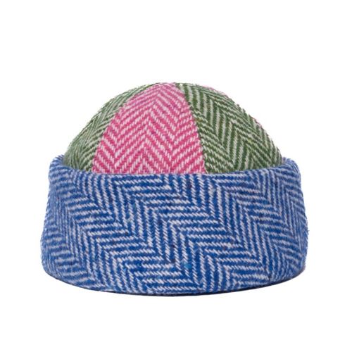 Men's Beanie Wool Blue Multi...