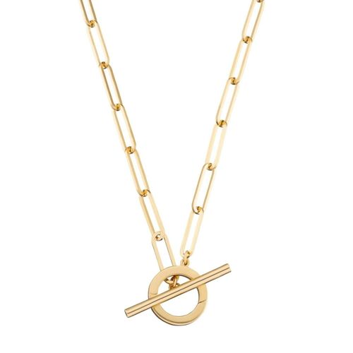 Women's Gold Plated Long Link...