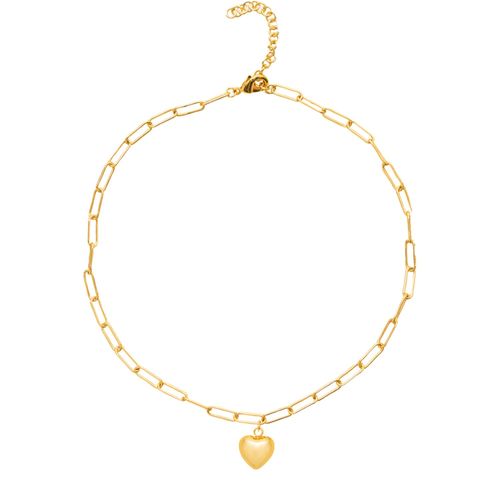 Women's Gold Clara Heart...