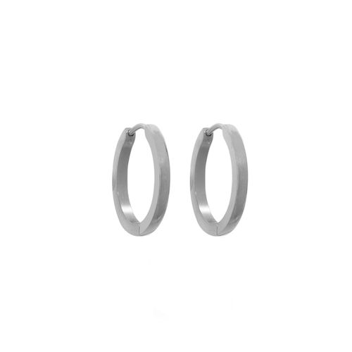 Women's Silver Lennox Hoops A...