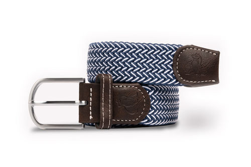 Men's Blue / White Woven Belt...