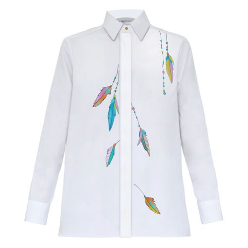 Women's White Lucky Shirt...