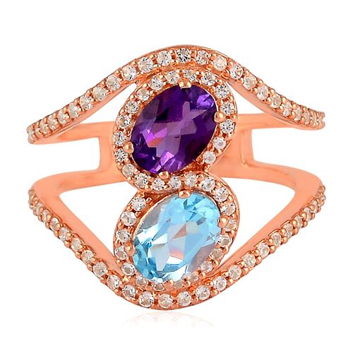 Women's Amethyst & Topaz...