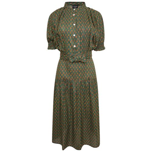 Women's Green Ditsy Print...