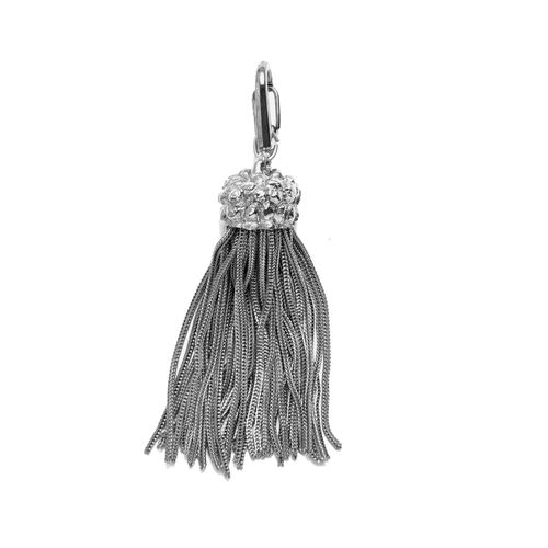 Women's Short Silver Tassel...