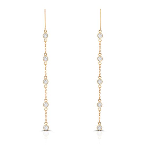 Women's White Diamond Earring...