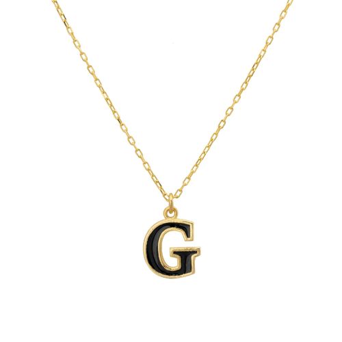 Women's Gold / Black Initial...