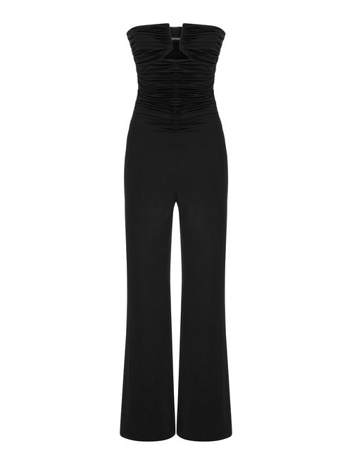 Women's Black Strapless...