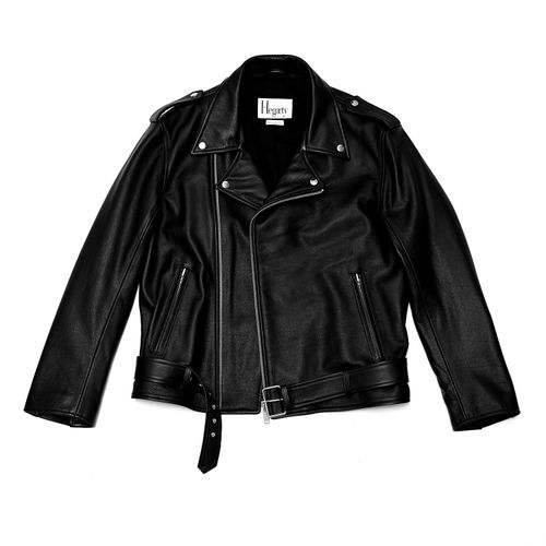 Black Women's Leather Biker...