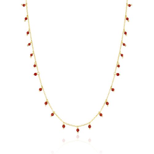 Women's Red Coral Beaded...