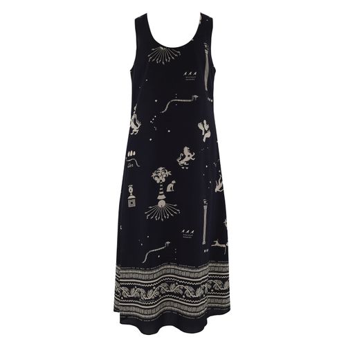 Women's Black Fleet Dress In...