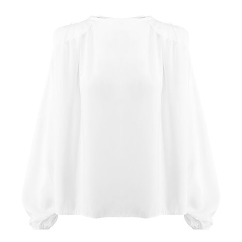 Women's White Blouse With...